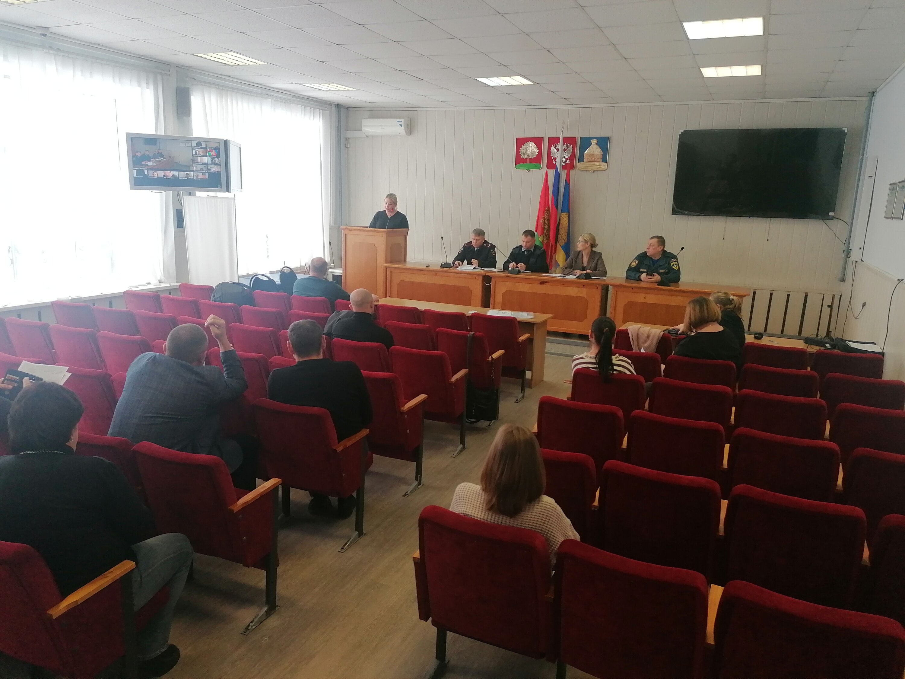 В Усманском округе прошло заседание антитеррористической комиссии